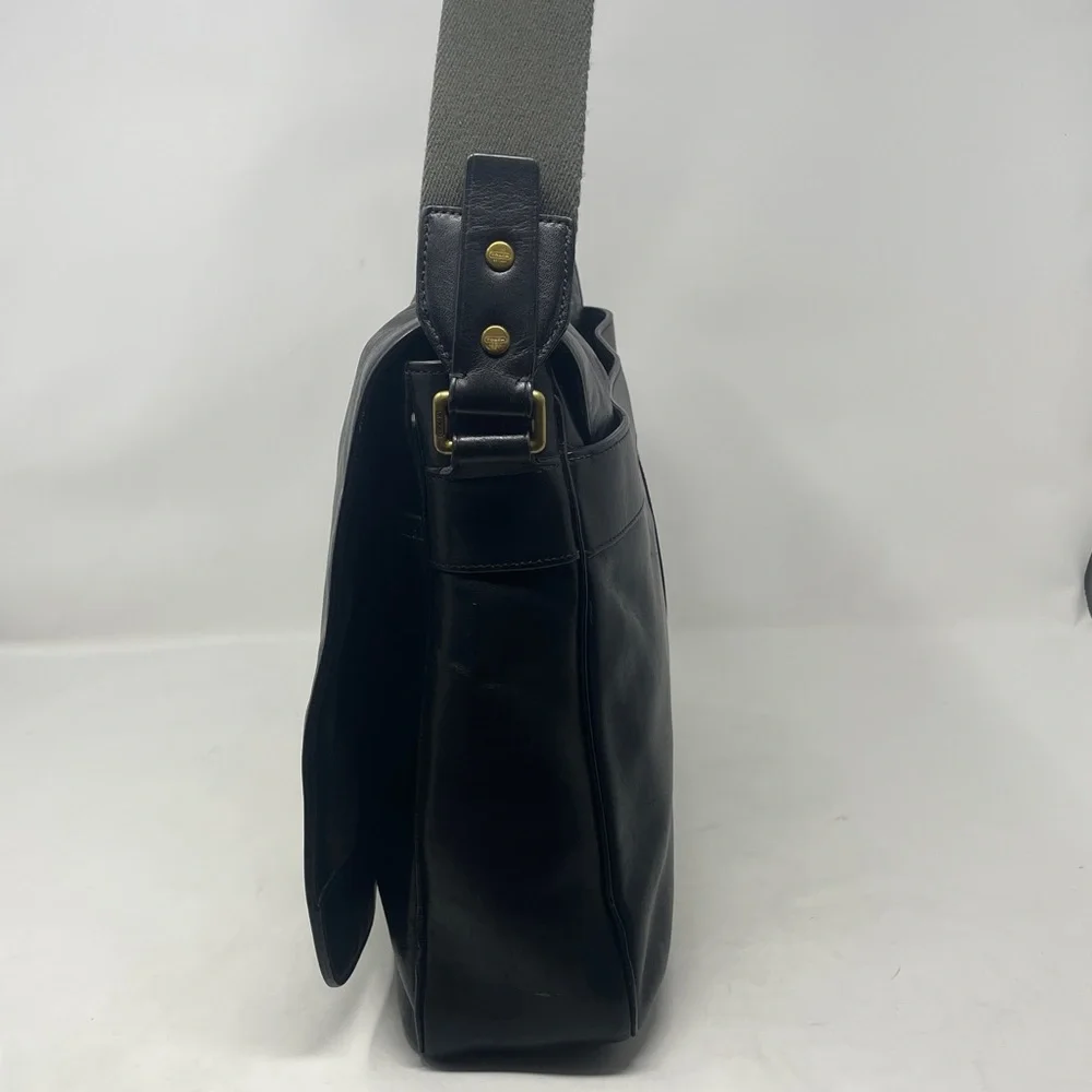 Coach Bleecker Legacy Leather Courier Bag F1169-70486🖤